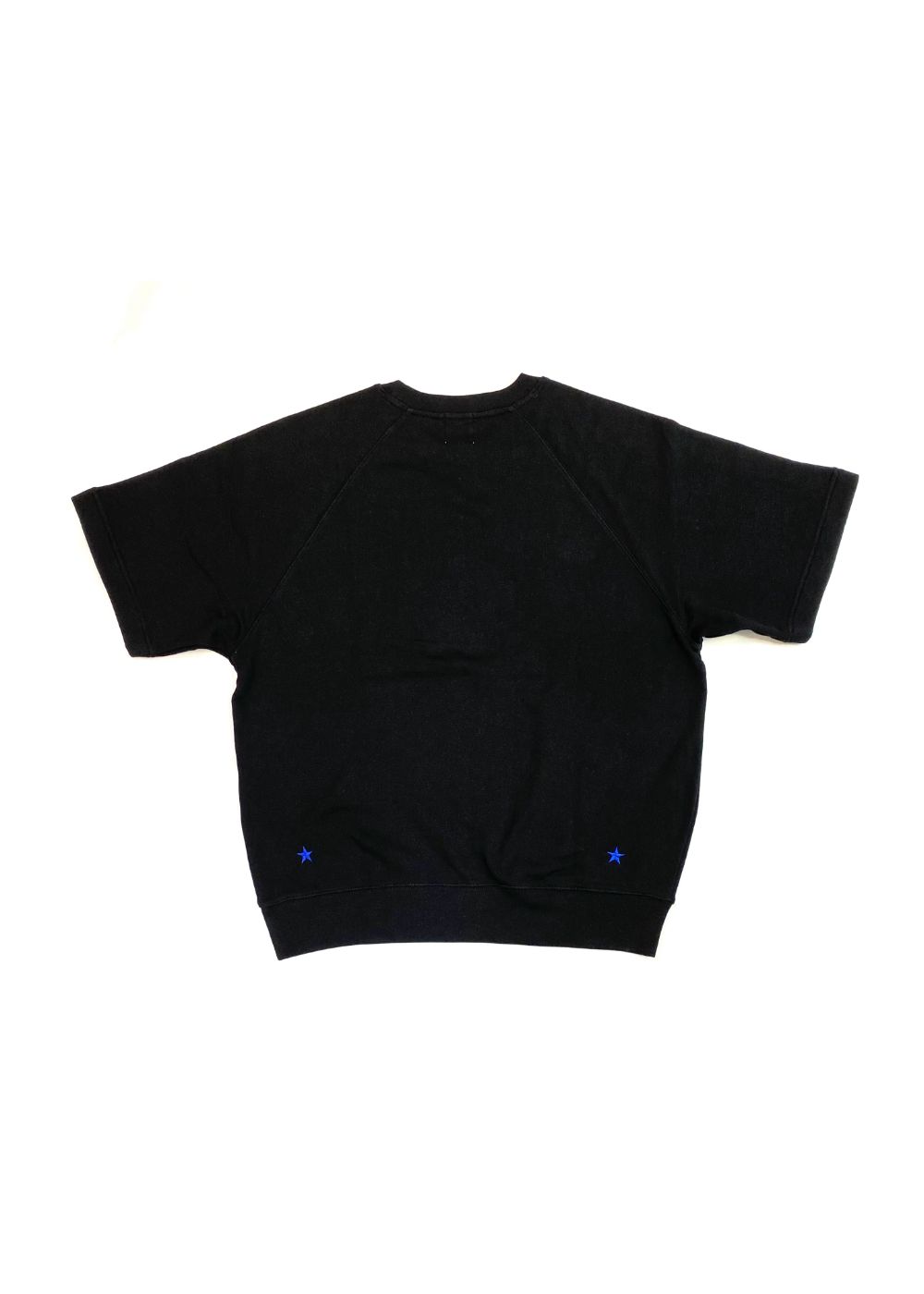 M&M CUSTOM PERFORMANCE - HALF SLEEVE SWEATSHIRT (BLACK) / ロゴ 