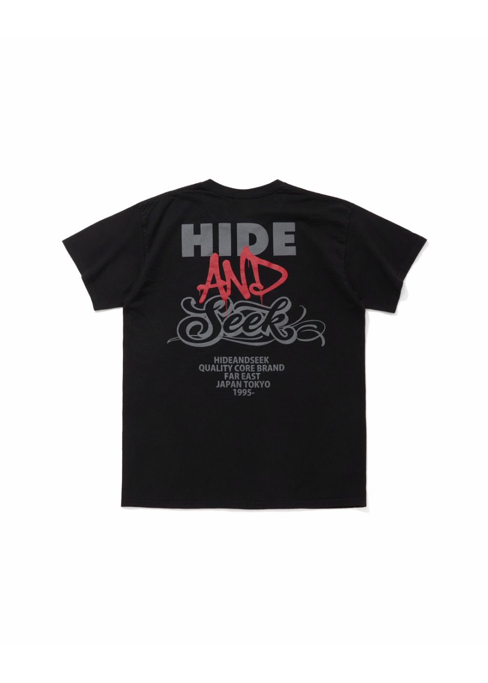 AND S/S Tee (BLACK) / ロゴ プリントTee