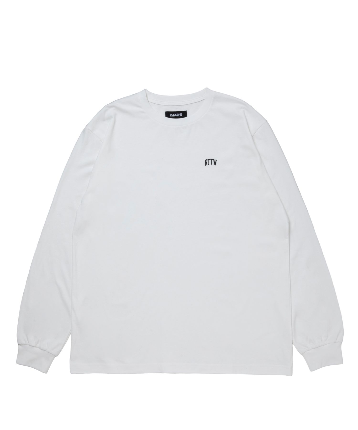 R9 LOGO LS TEE (WHITE) /  オリジナル ロゴプリント Tシャツ