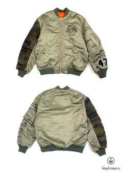 COLLABORATION MA-1 (OLIVE) / 新年恒例76枚限定 リミテッドMA-1