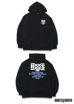 HS×BH HOODED SWEAT SHIRT (BLACK) / バウンティーハンター コラボ スウェット パーカー