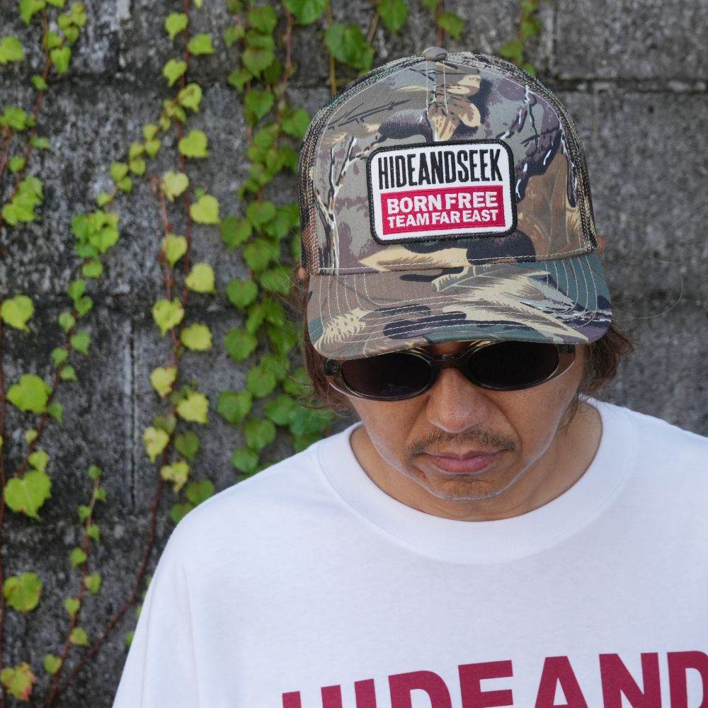 Team Far East Mesh Cap (TREE CAMO) / ワッペン メッシュキャップ