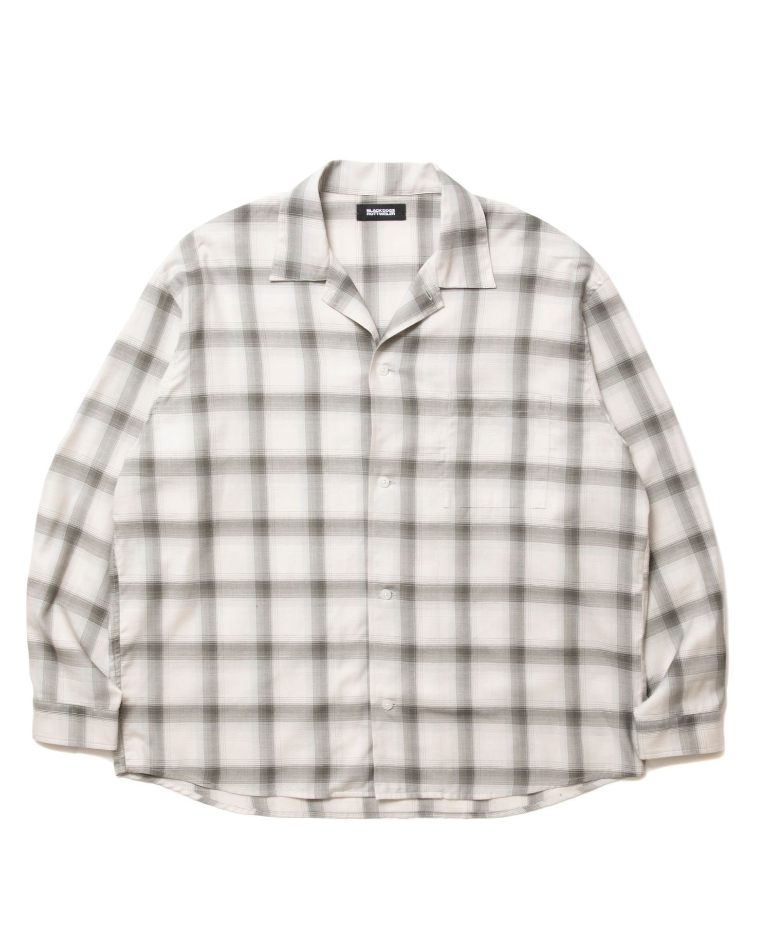 ROTTWEILER - R9 OMBRE SHIRT (BEIGE) / チェック オープン ROTTWEILER - R9 OMBRE SHIRT (BEIGE) / チェック オープン