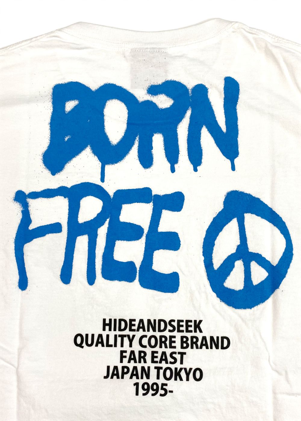 HIDE AND SEEK - 【ラスト1点 / お取り寄せ不可】BORN FREE S/S TEE