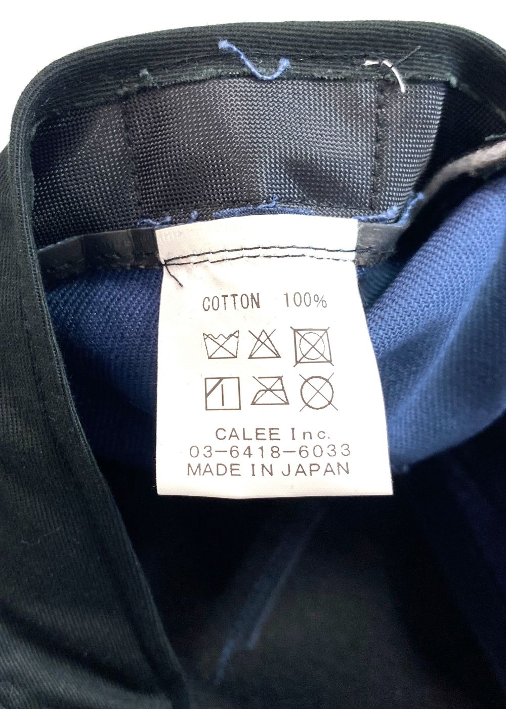 WAPPEN CAP (NAVY) / オリジナル ワッペン キャップ