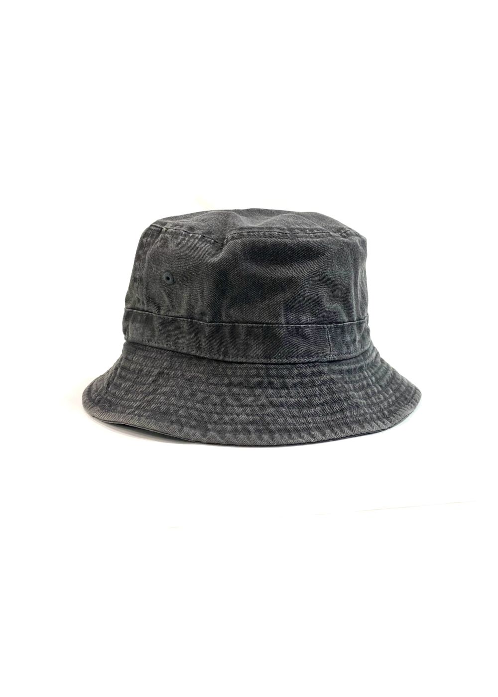 LOCALS BUCKET HAT (BLACK) / ロゴ刺繍 バケット ハット