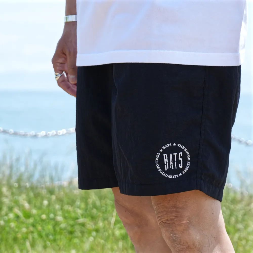 HYBRID SHORTS (BLACK) / ナイロン イージーショーツ