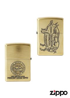 BRASS PORK ZIPPO (GOLD) / ポークジッポー