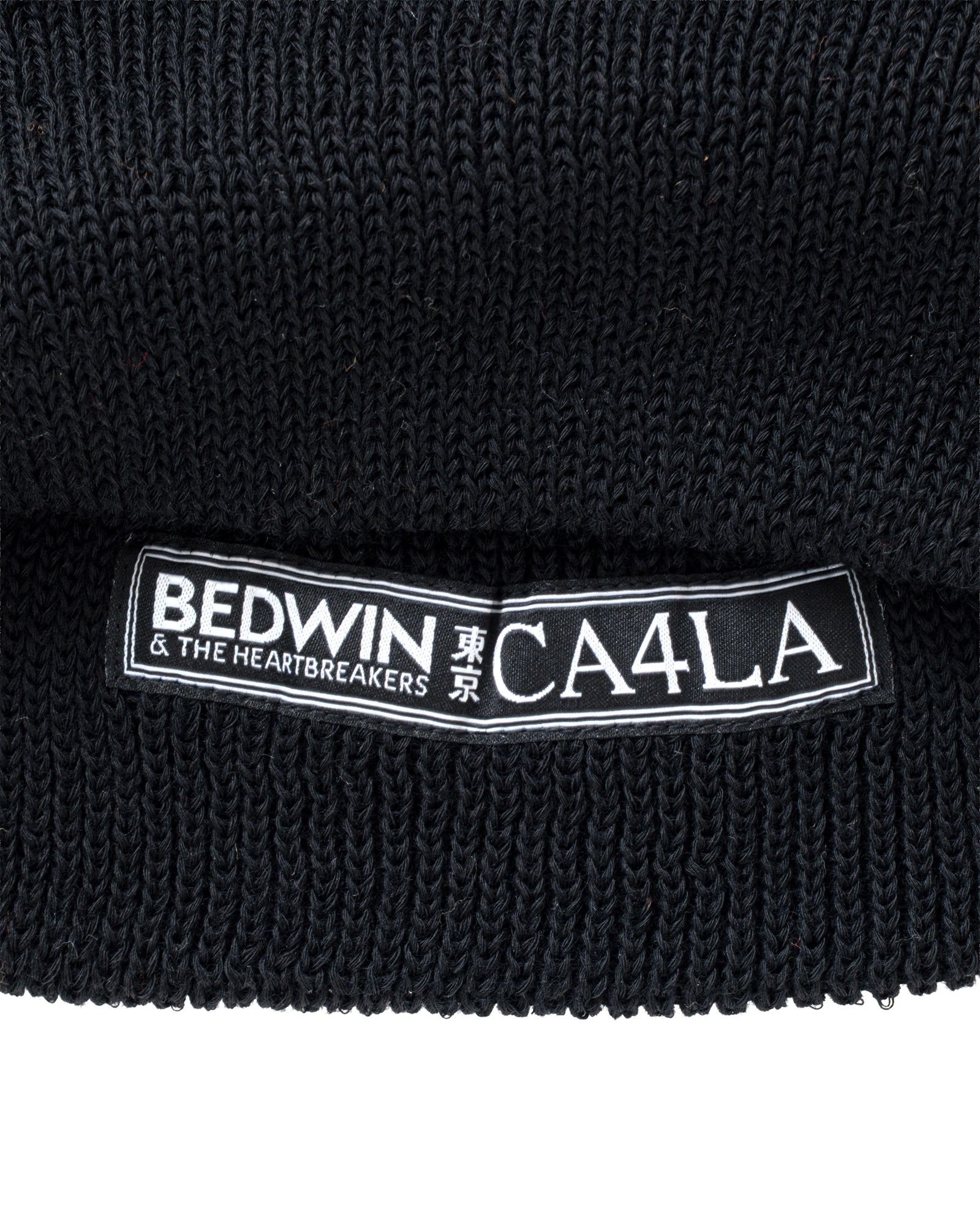 CA4LA Ex. WATCH CAP "ROBERT" (BLACK) / カシラ コラボレーション ニット キャップ