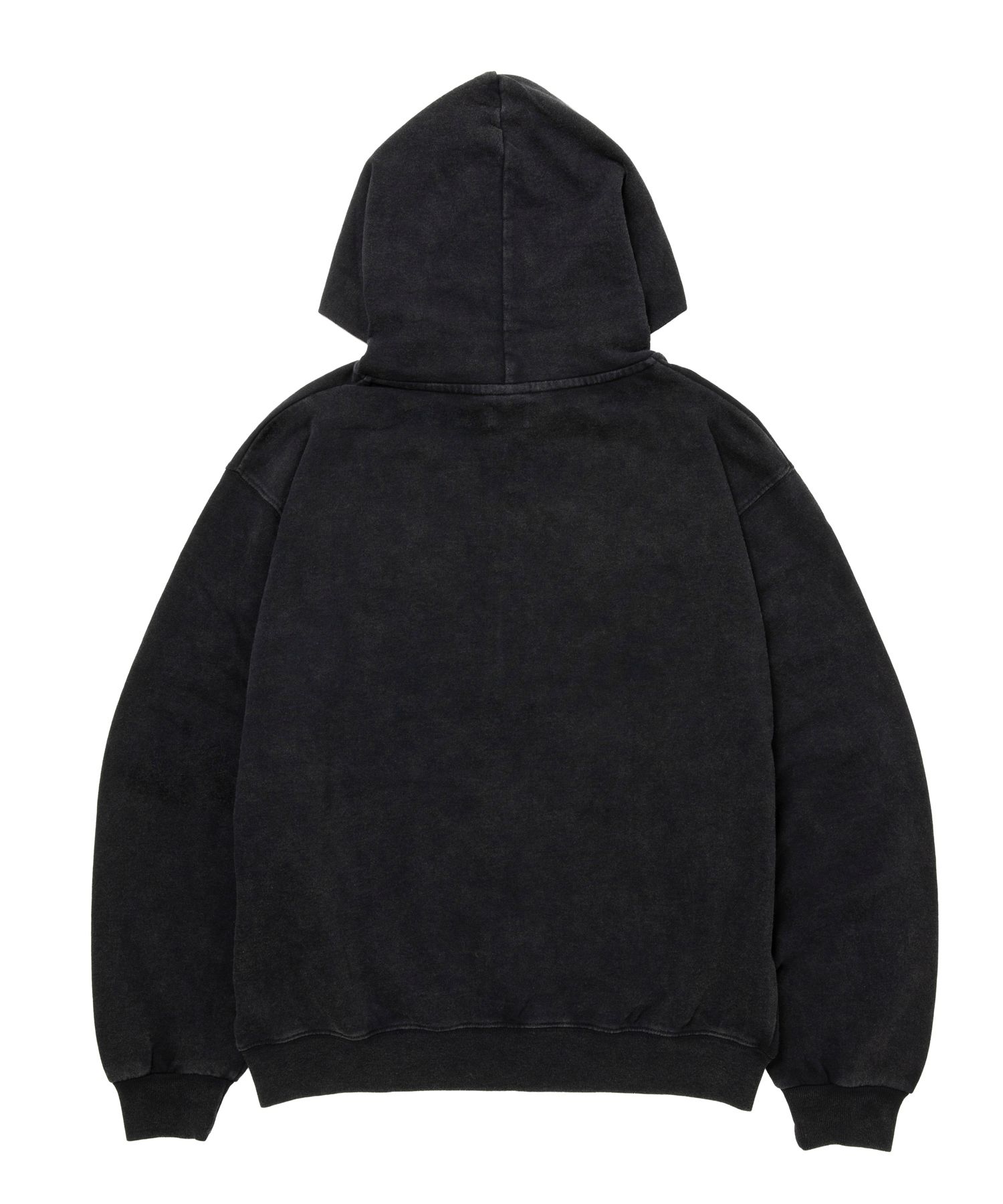 RW ZIP HOODIE (BLACK) / ピグメント スウェット
