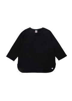 3/4 SLEEEVE BASEBALL TEE "BABE" (BLACK) / グッドウェア コラボ ベースボールTee