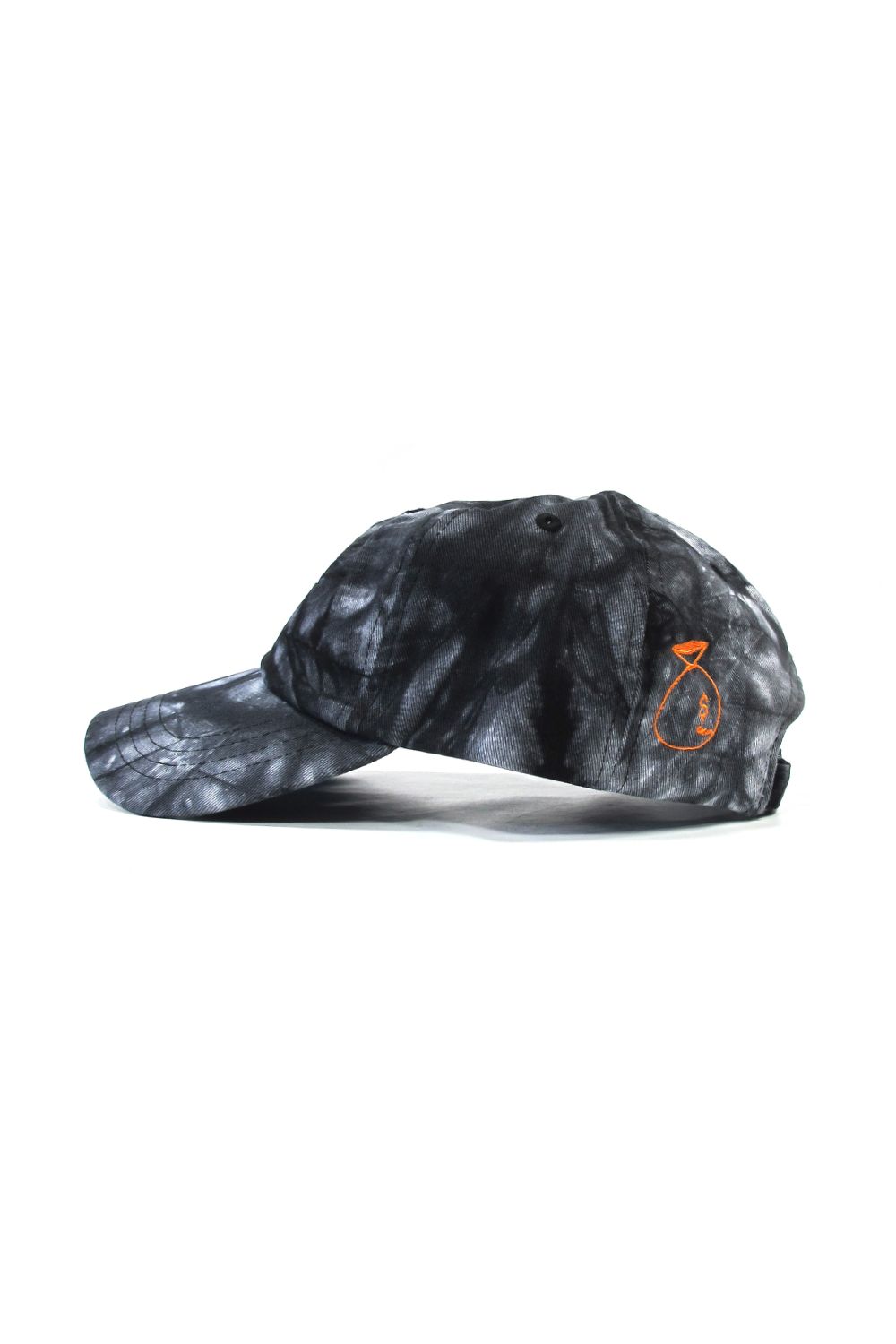 HIDE AND SEEK - × SKOLOCT CAP (TYE-DYE BLACK) / スコロクト コラボ