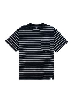 S/S POCKET T "GAZ" (BLACK) / ボーダー ポケット Tシャツ