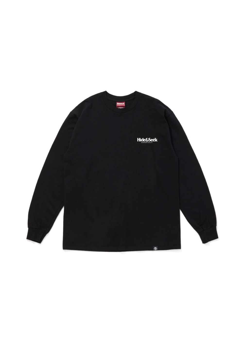 LOGO L/S TEE (BLACK) / 定番ロゴ ロングスリーブ Tシャツ