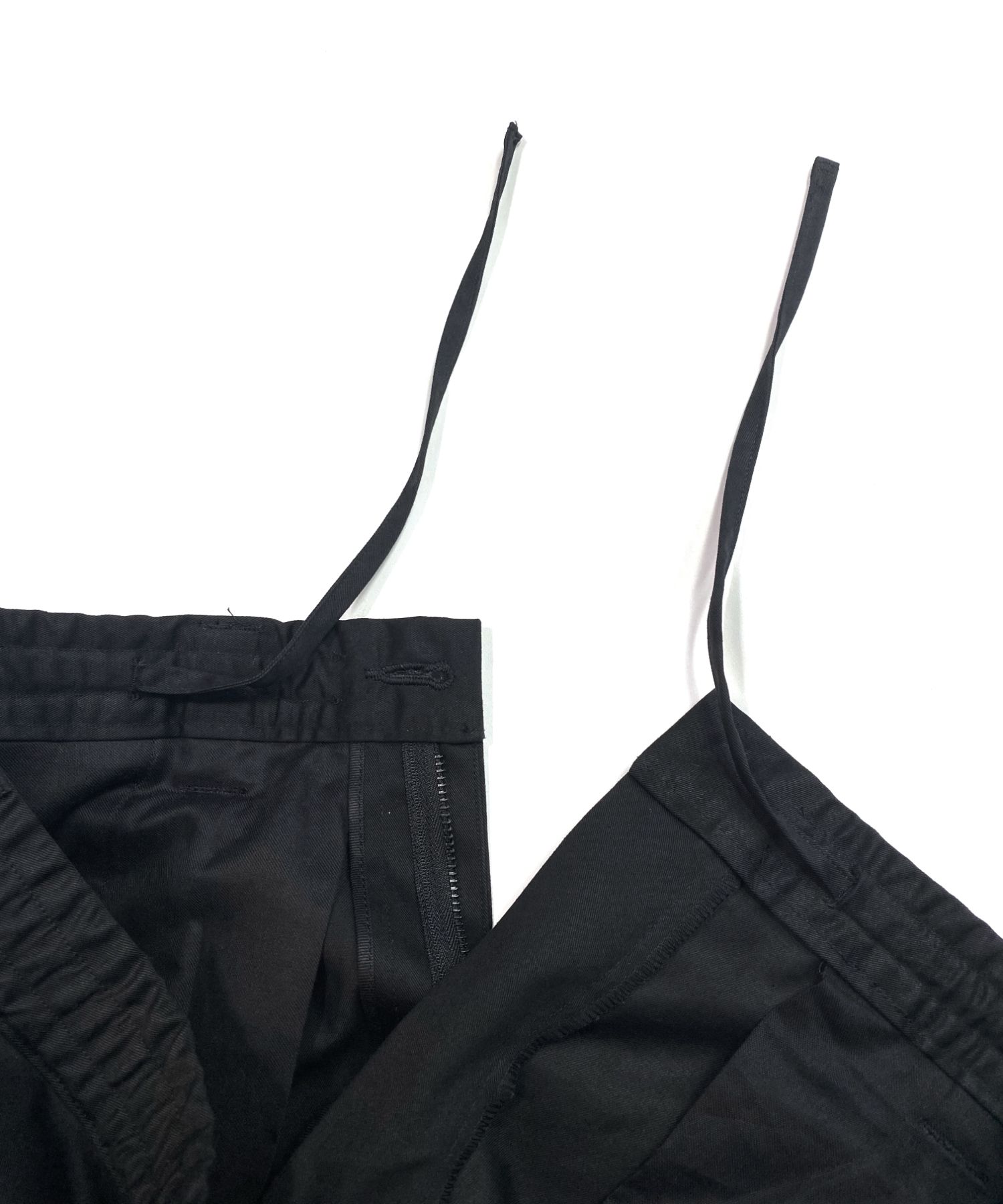 R9 TUCK PRESS CHINO PANTS (BLACK) / オリジナル チノパンツ