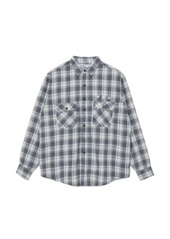 Flannel Shirt (BLACK) / チェック コットン ネルシャツ