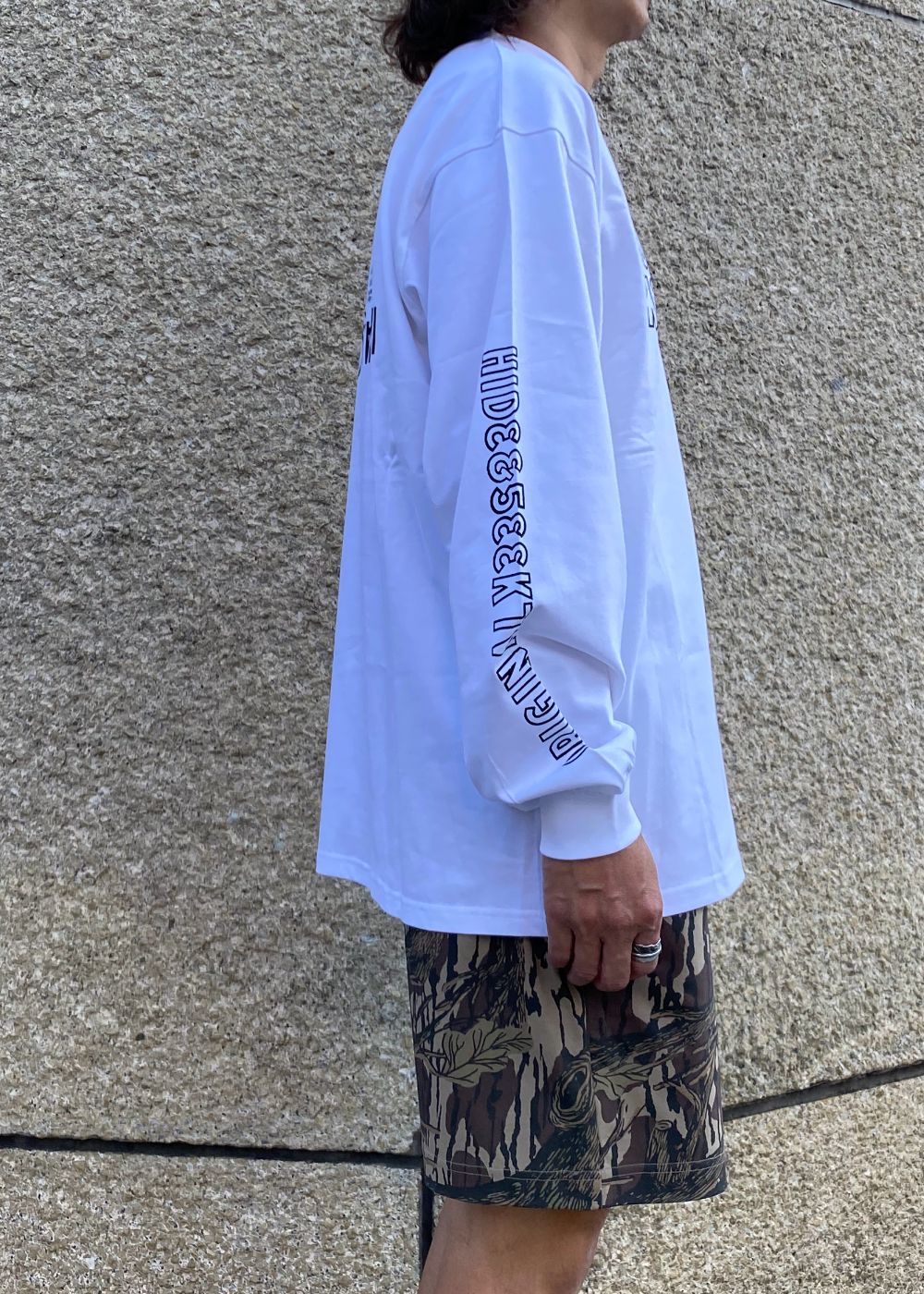 Original L/S Tee (WHITE) / 西浦徹 コラボ ロンT