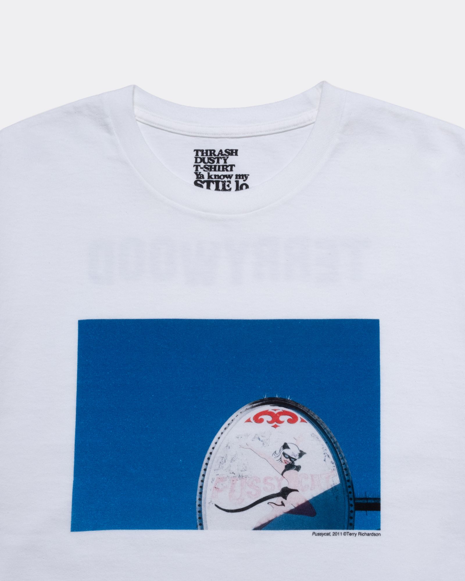 Terry Richardson×STEI-lo “PUSSY CAT” Tee  (WHITE) / ×スティーロ×テリー・リチャードソン コラボ フォト Tシャツ