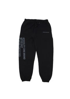 【ラスト1点】H&S Sweat Pant (BLACK) / セットアップ スウェット パンツ / セットアップ可能