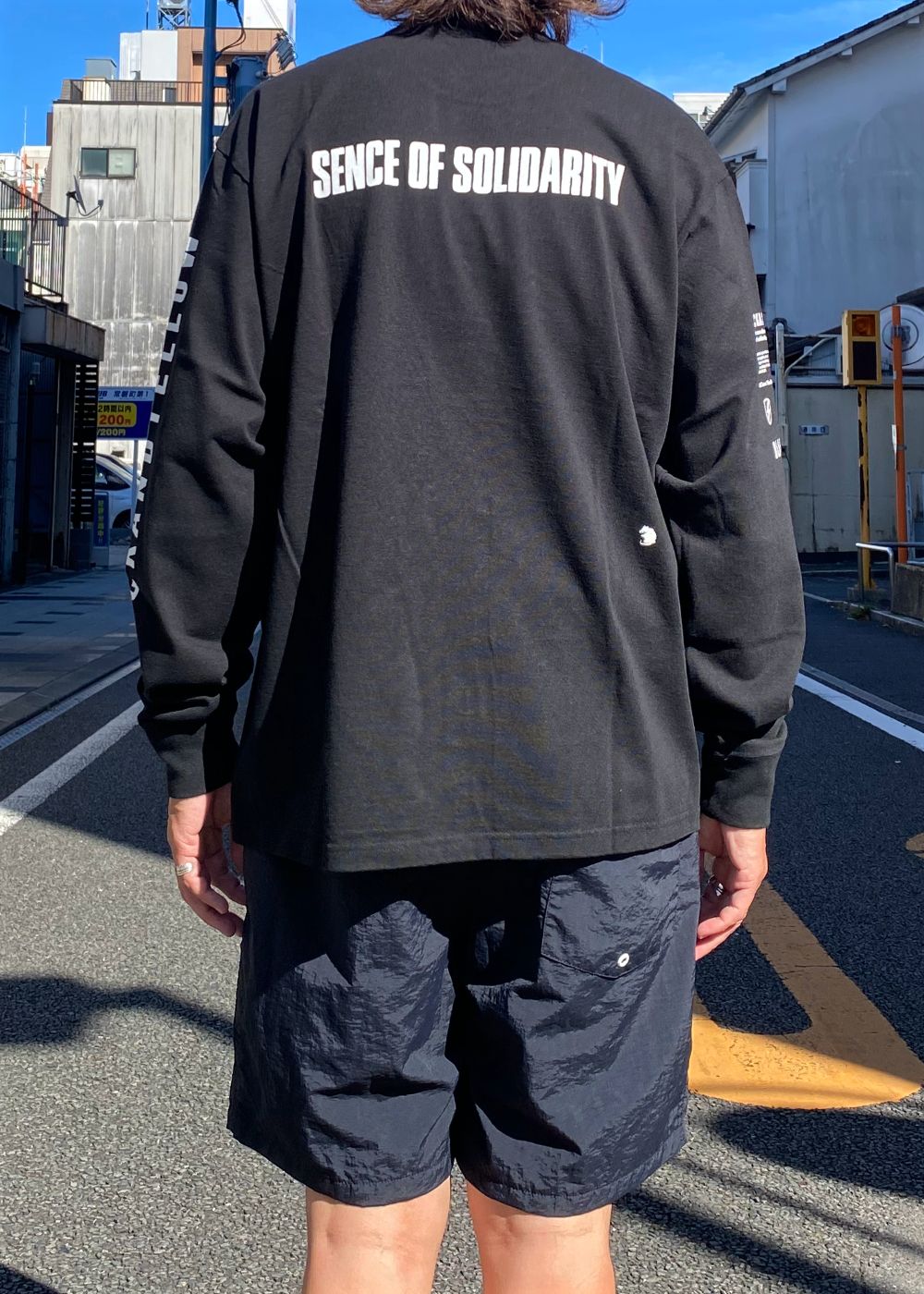 MC L/S TEE (BLACK) / MC ロング Tシャツ