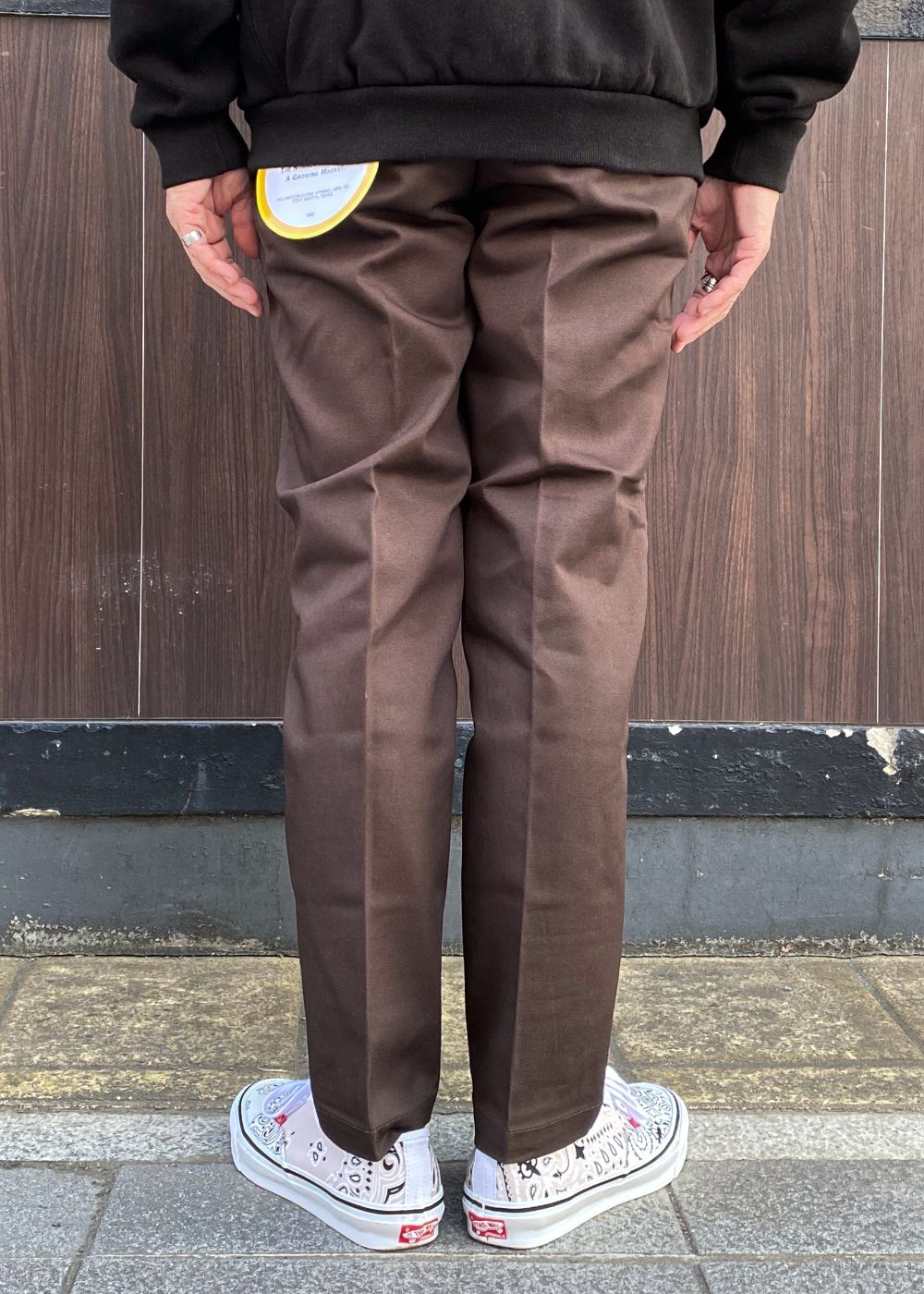 【ラスト1点】10/L DICKIES SLIM FIT PANTS "BENEDICT" (D.BROWN) / ディッキーズ コラボチノパンツ