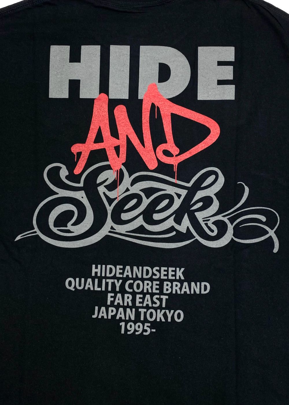 AND S/S Tee (BLACK) / ロゴ プリントTee