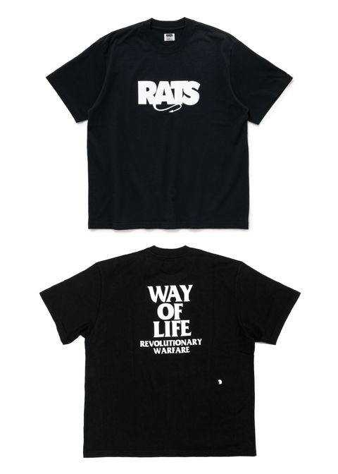 BOX LOGO WAY OF LIFE TEE (BLACK) / 定番人気ロゴT