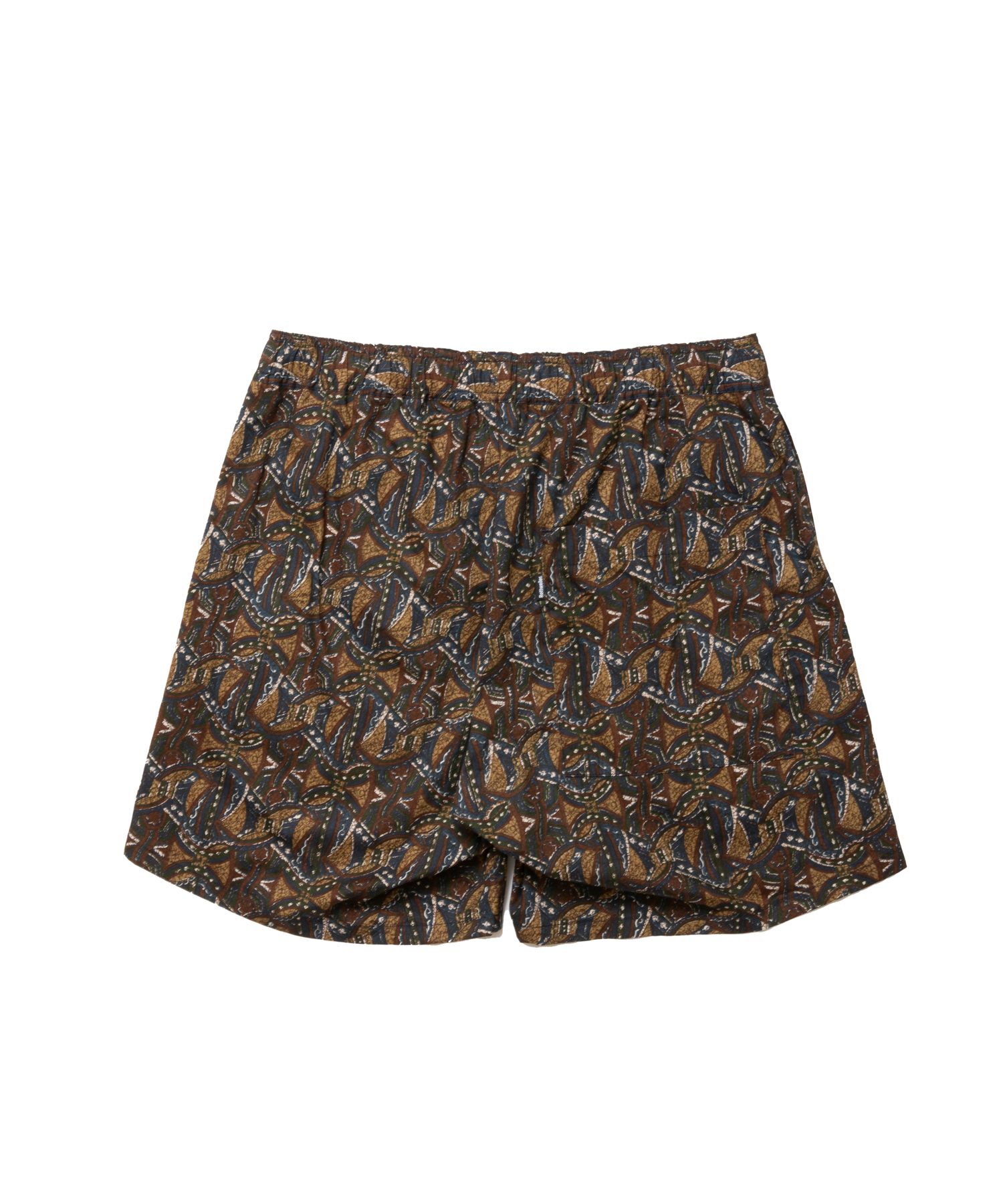 R9 PATTERNED SHORTS (NAVY) / アフリカンパターン イージーショーツ