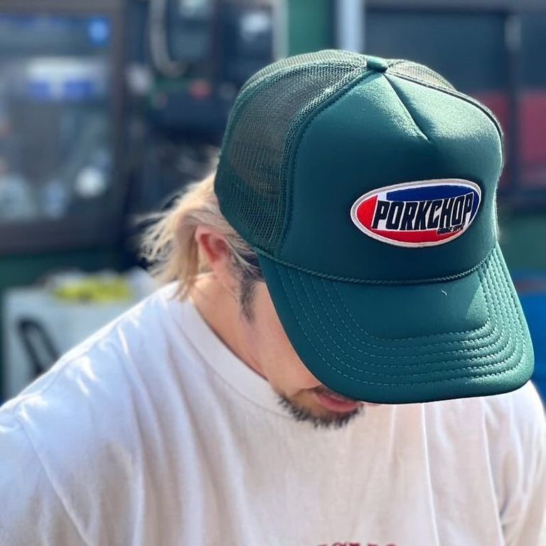 PORKCHOP GARAGE SUPPLY - 2nd OVAL MESH CAP (GREEN) / ワッペン 