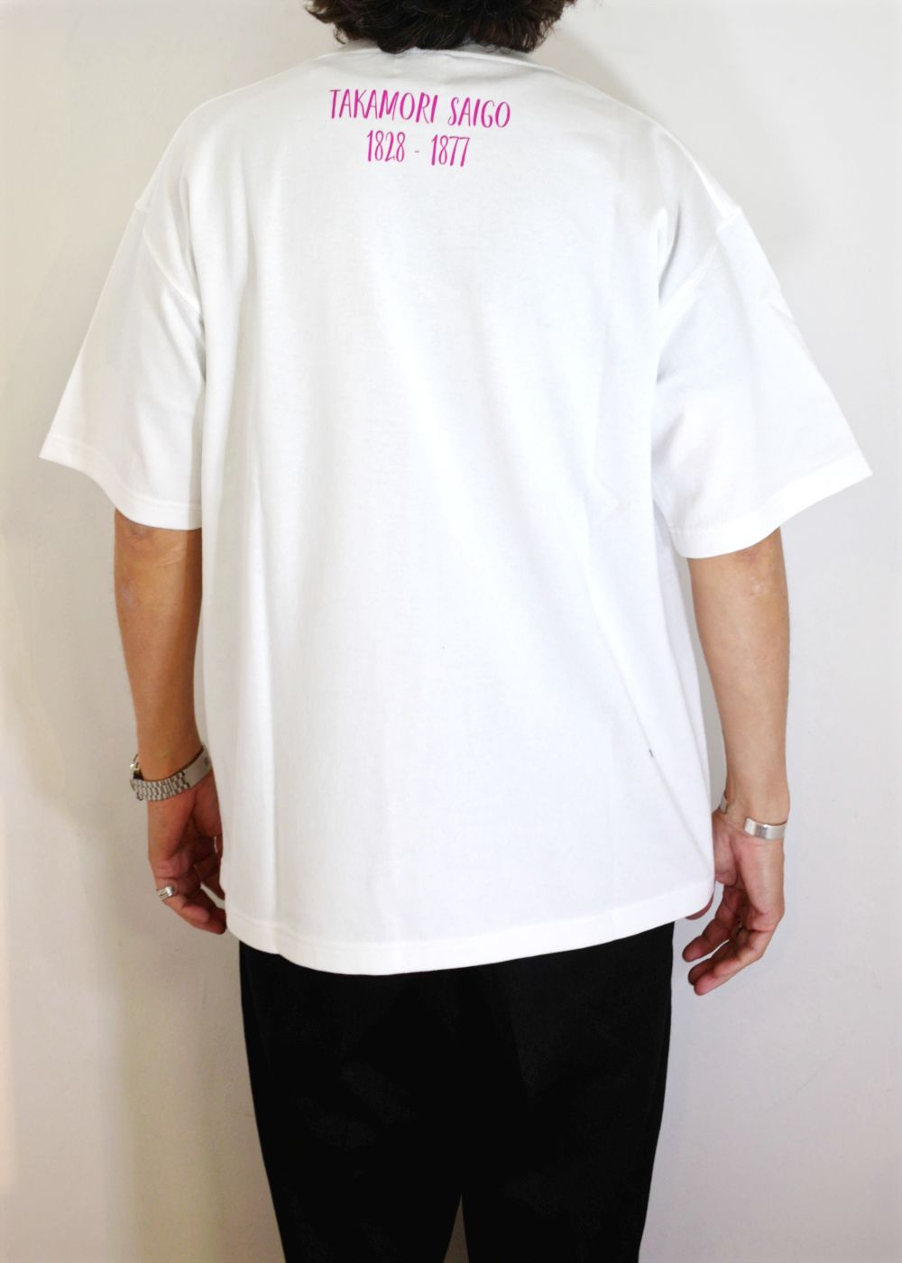 敬天愛人 tee (WHITE) / ヘヴィーウェイト プリントTシャツ