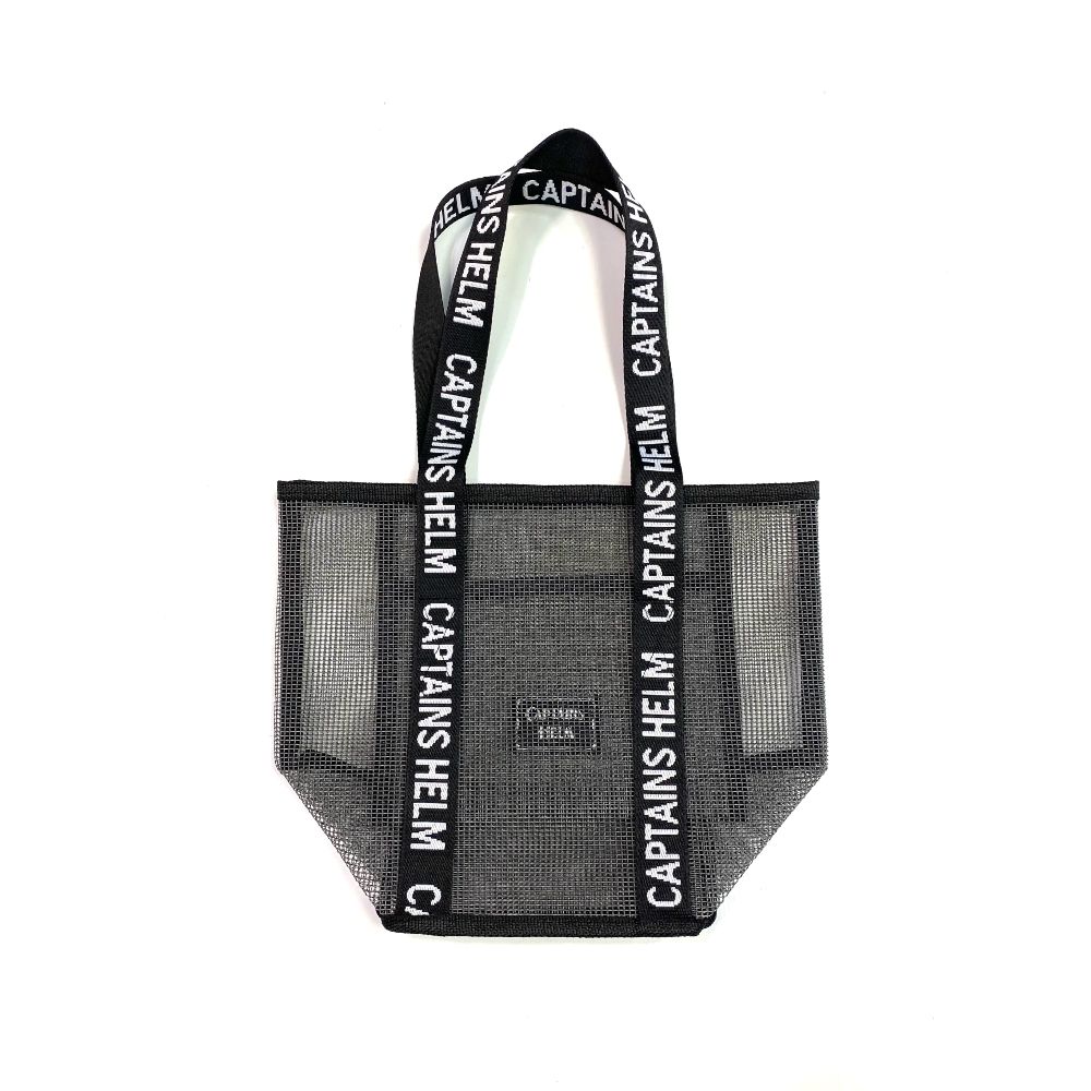 CAPTAINS HELM - 【ラスト1点】MESH TOTE BAG S (BLACK) / メッシュ トートバッグ | LOOPHOLE