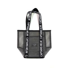 MESH TOTE BAG S (GRAY) / メッシュ トートバッグ