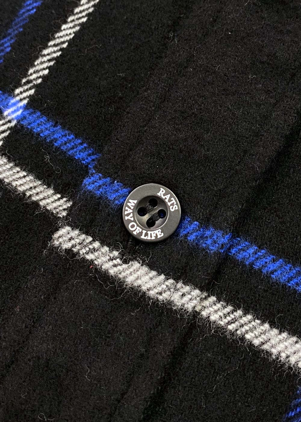 COTTON FLANNEL CHECK SHIRT (BLUE CHECK) / チェック コットン ネルシャツ