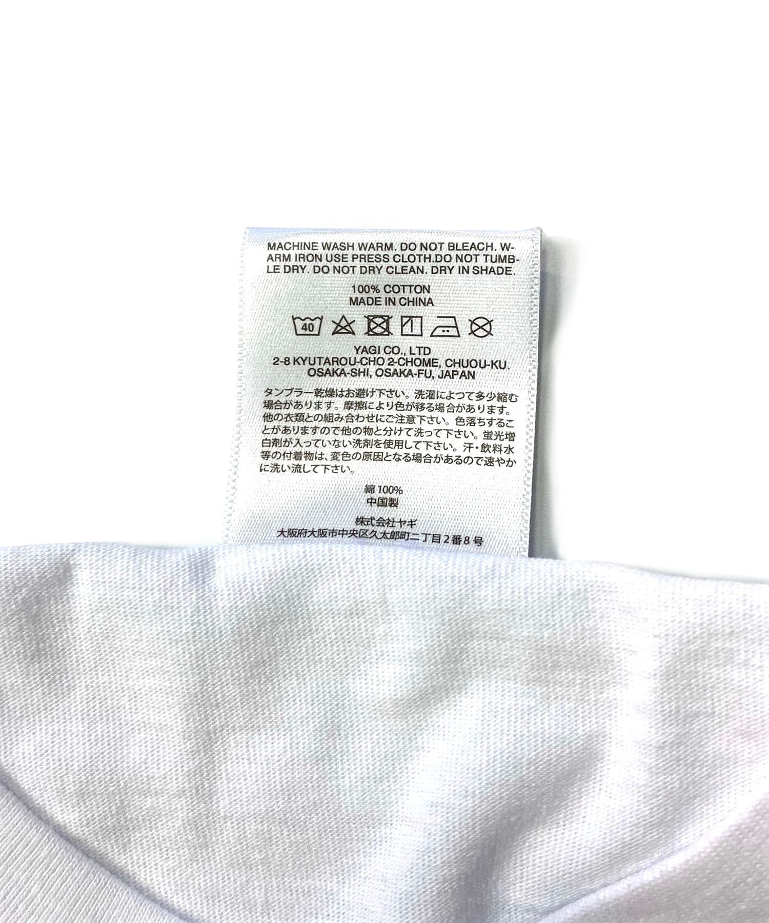RTTW.C LS TEE (WHITE) / カレッジロゴ プリント Tシャツ