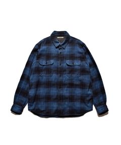 MINEDENIM - Distortion Ombre Check Flannel Over SH (BPT 