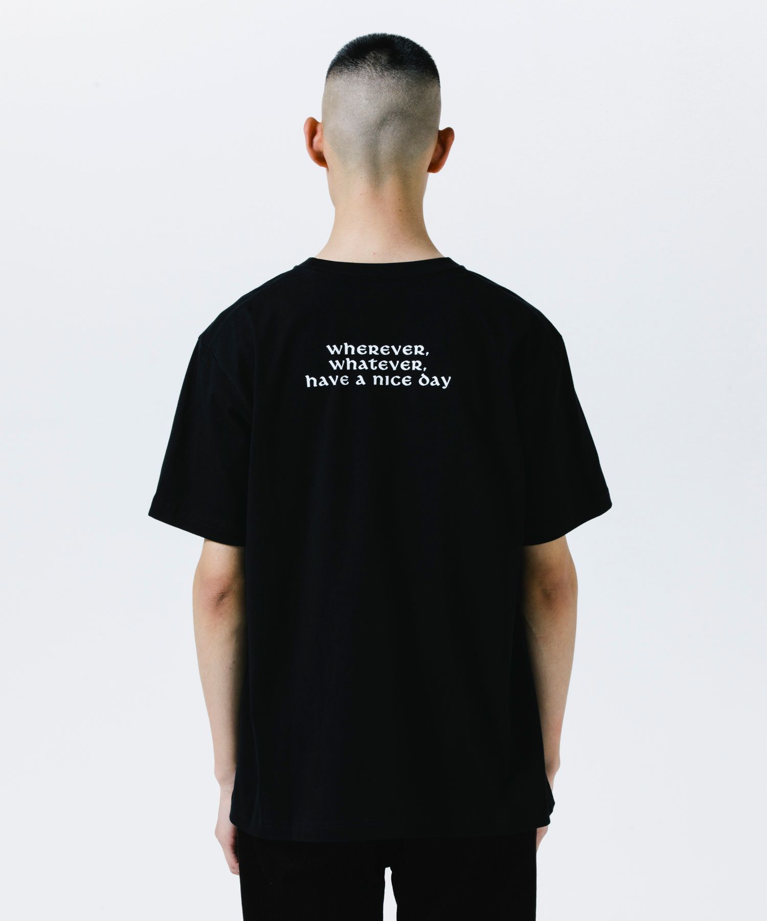 R9 PHOTO TEE (BLACK) /  オリジナル フォトプリント Tシャツ