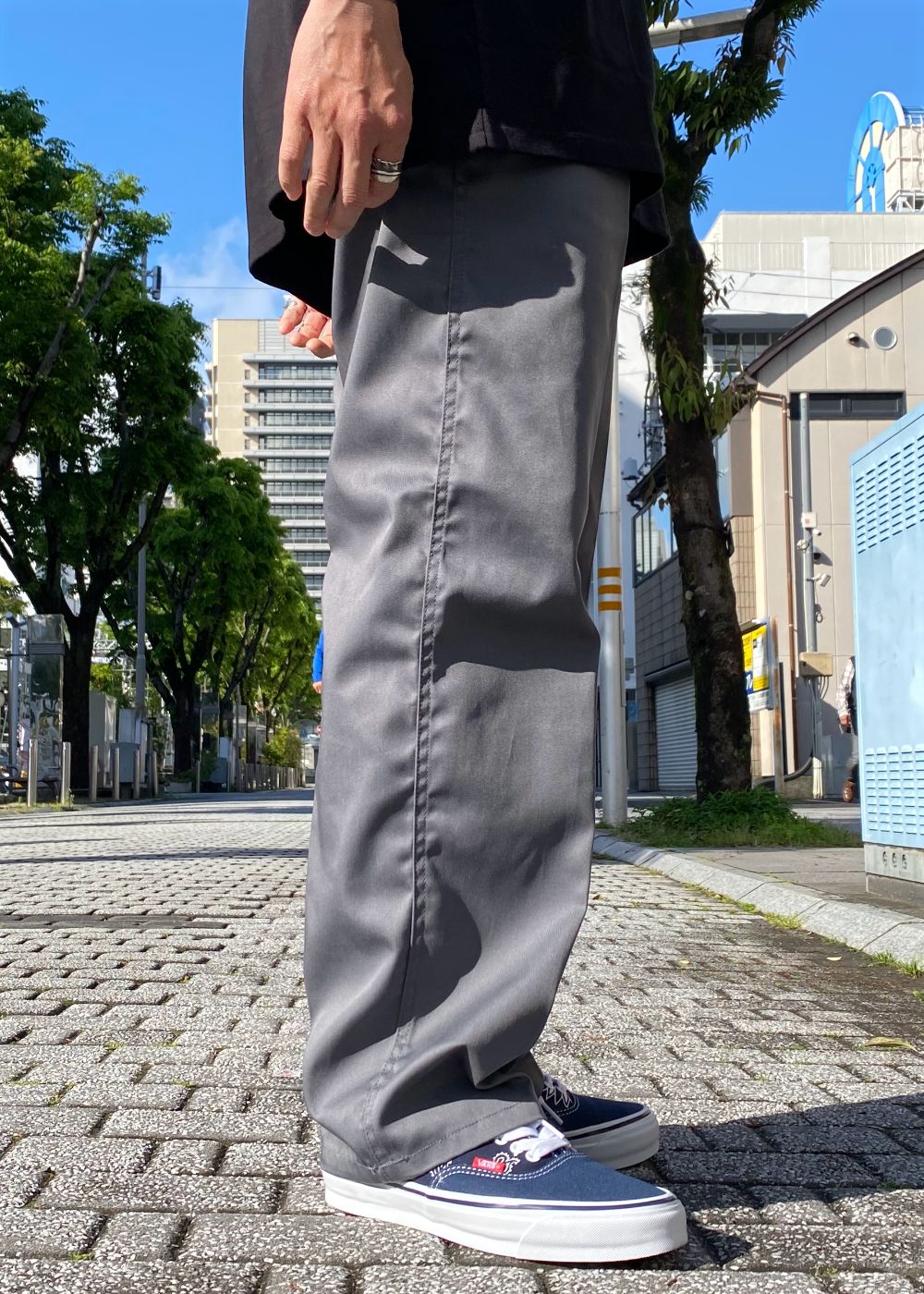 B-WORK (CHARCOAL GRAY) / 定番 チノパンツ