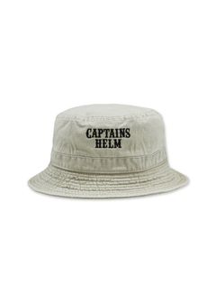 LOCALS BUCKET HAT (SAND) / ロゴ刺繍 バケット ハット
