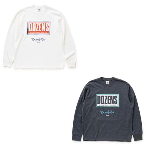 RATS 新作販売告知 / インナー使いでも映える定番ロゴ入りロングスリーブTシャツ。