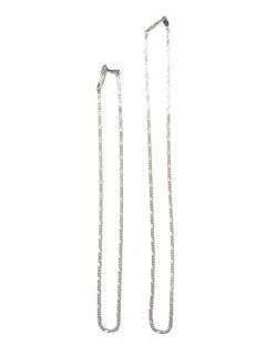 ANTIDOTE BUYERS CLUB - FIGARO NARROW CHAIN (SILVER) / フィガロ 