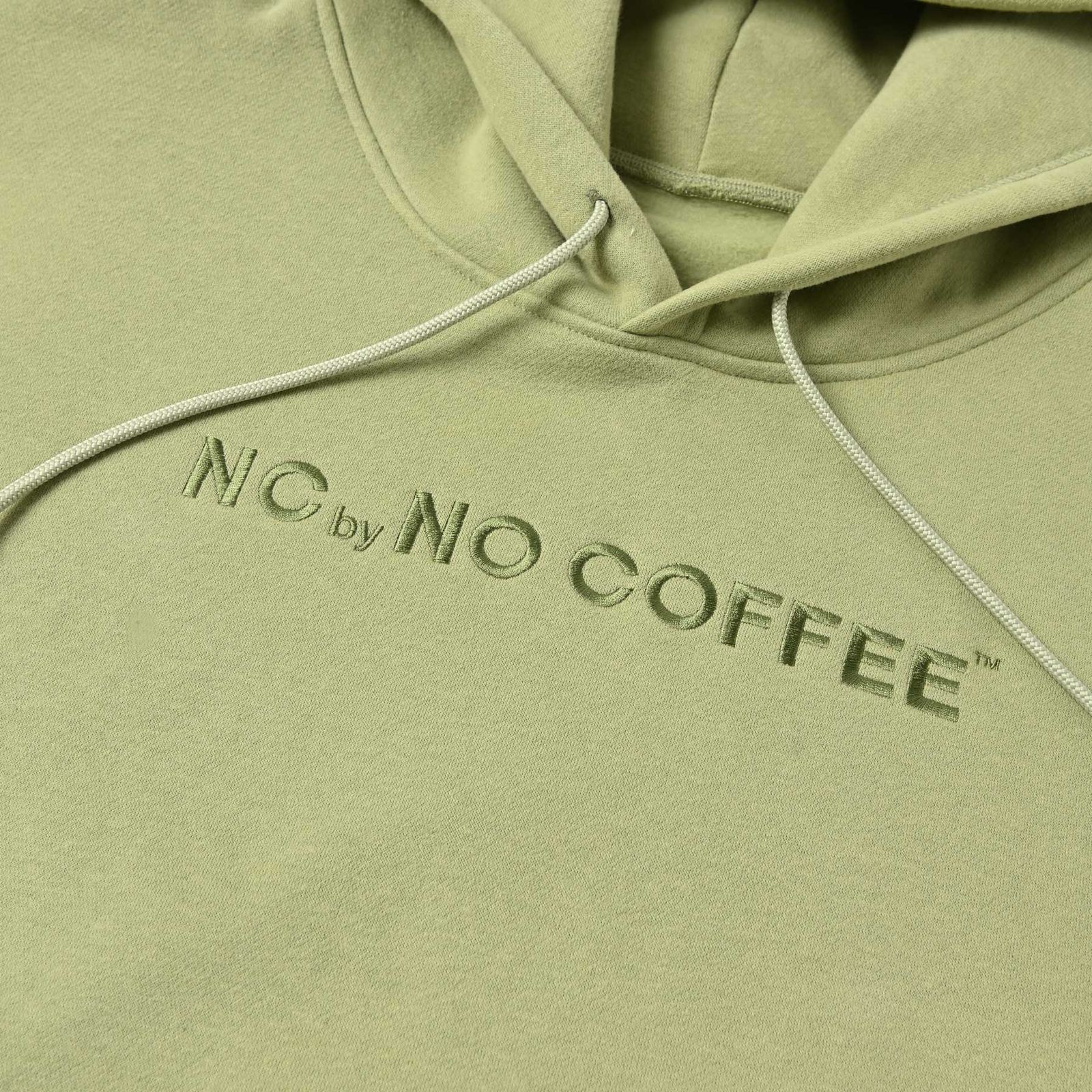 NC BY NO COFFEE - ヘビーオンスビックシルエットパーカー (PISTACHIO