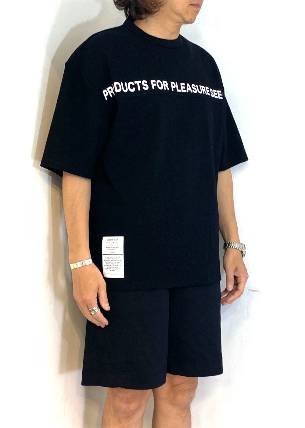 P.F.P.S. RELAX S/S TEE (BLACK) / ストレッチ フットボール Tシャツ