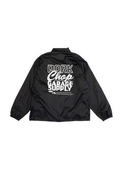 MASA SCULP COACH JKT B (BLACK) / マサスカルプ コラボ オリジナル コーチジャケット