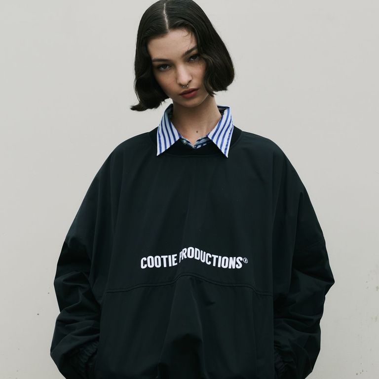 COOTIE PRODUCTIONS - Memory Polyester Twill Football Top (BLACK 