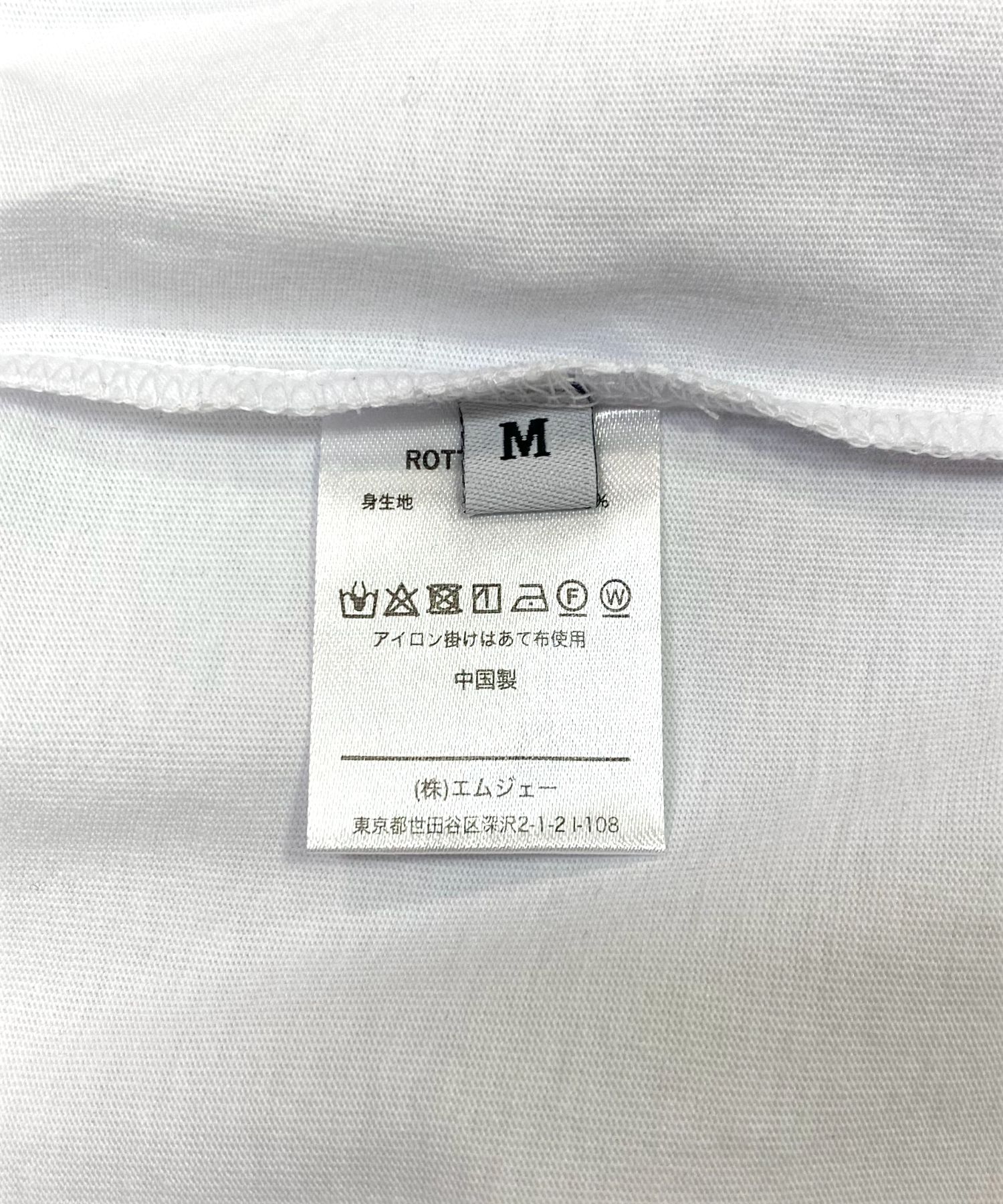 【ラスト1点】R9 CUTOFF TEE (WHITE) /  オリジナル カットオフ Tシャツ