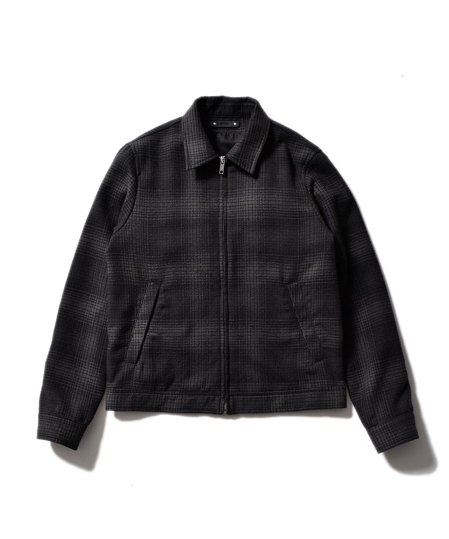 MINEDENIM - Grandrelle V.Check Flannel Zipup BZ (BLT) / ネル