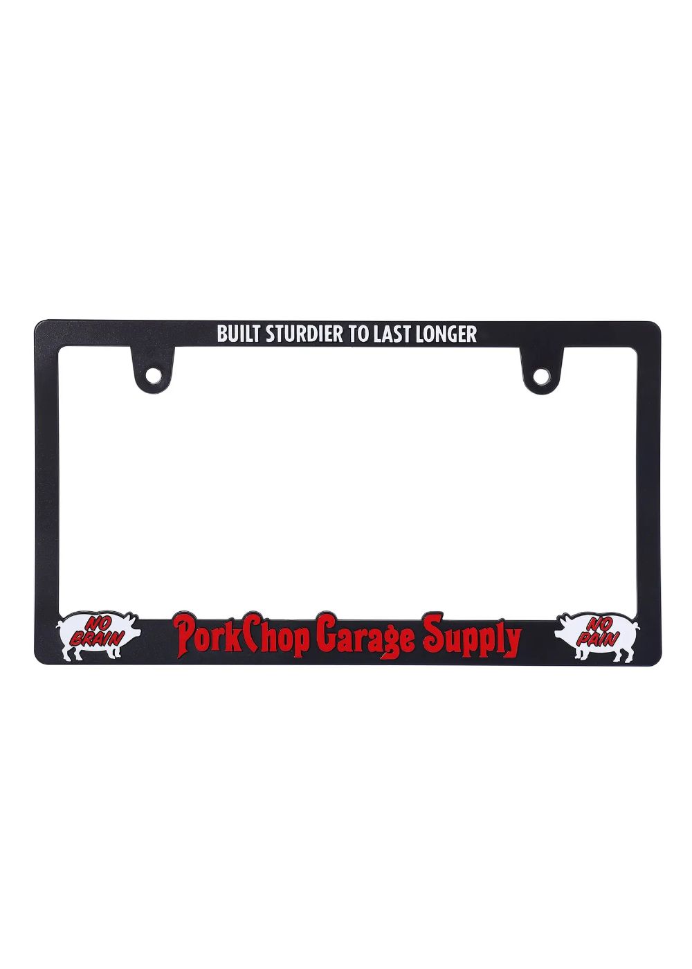 RAISED LICENSE FRAME (BLACK) / オリジナルナンバーフレーム