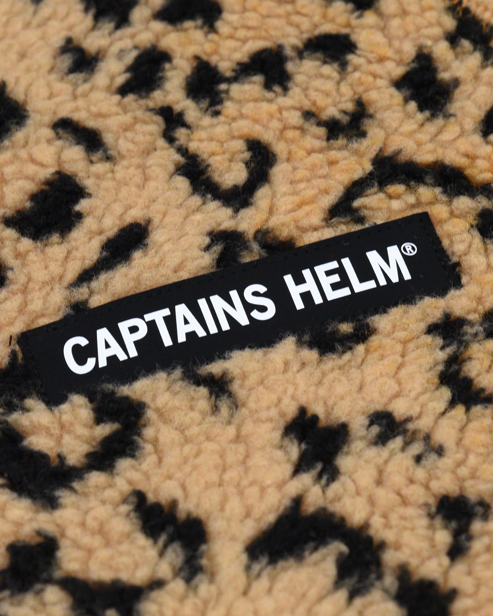 REVERSIBLE FLEECE JACKET (BLACK×LEOPARD) / リバーシブル フリース ジャケット