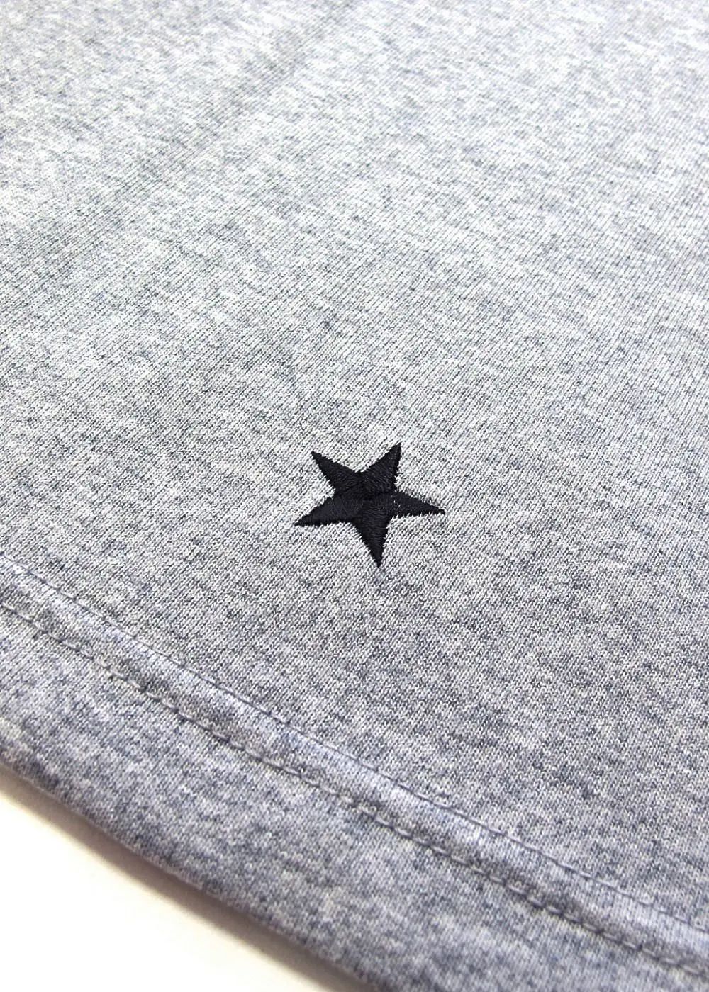Edge Star Pocket Tee (ASH GRAY) / バックプリント ポケットTシャツ