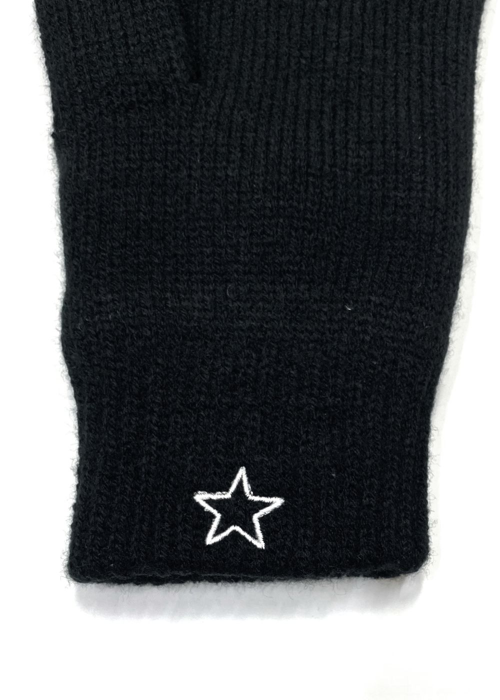 KNITTED GLOVES (BLACK) / ニット グローブ